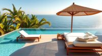 luxury infinity pool furniture