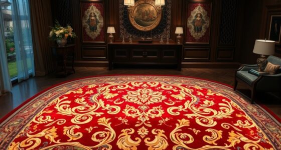 luxury yilong oval silk carpets
