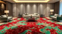 luxury yilong silk carpets