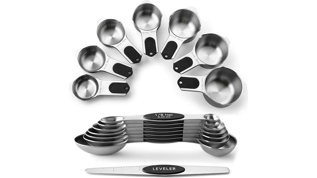 magnetic measuring cups spoons