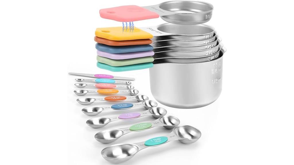 magnetic stainless measuring set