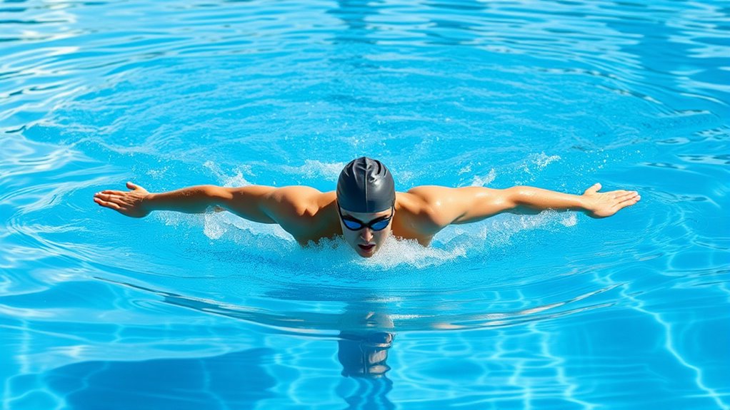 maintain straight streamlined posture