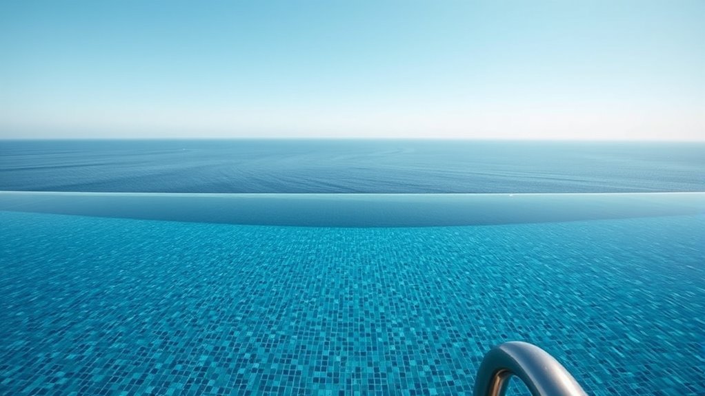 materials for seamless infinity pools