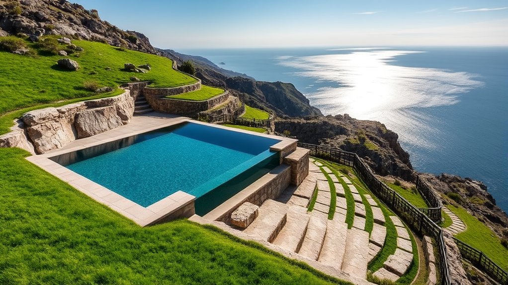 materials for sloped landscapes