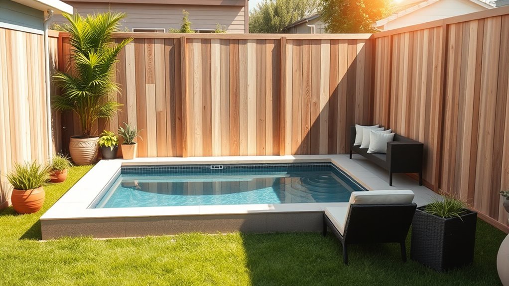 maximize small backyard space