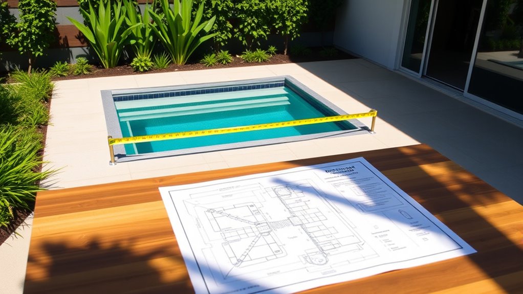 measure plan clear space