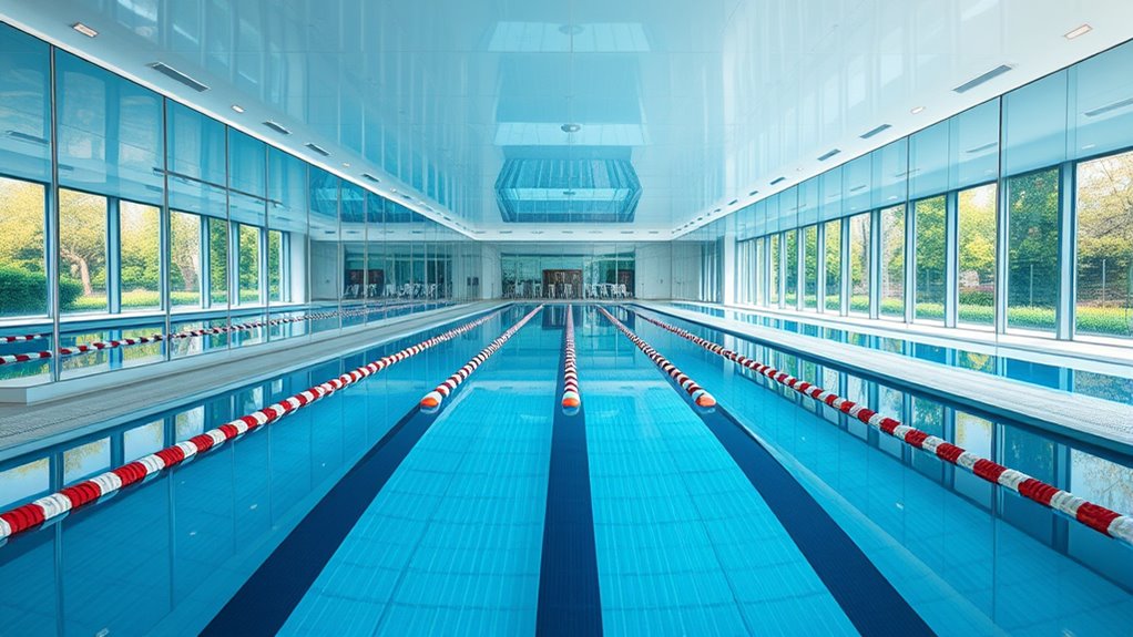 mirror enhanced swim training