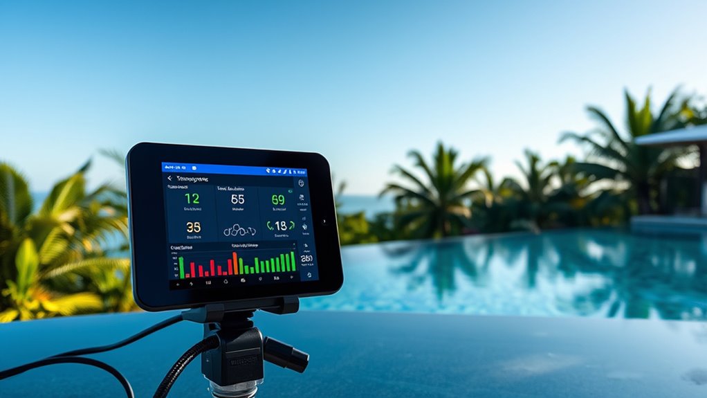 mobile pool management alerts