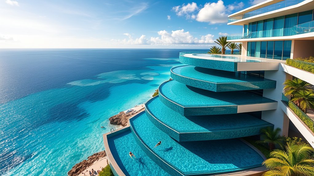 multi level infinity pools