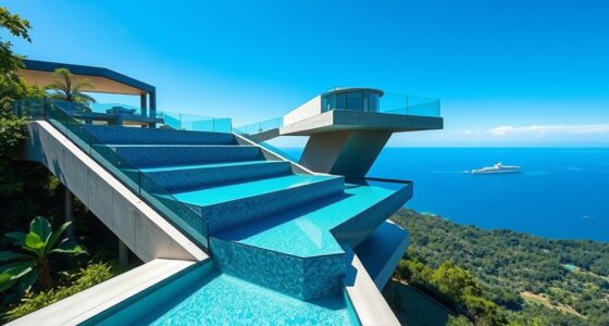 multiple tiers endless water