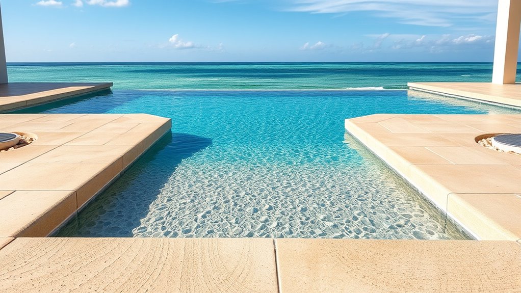 natural beach inspired material selection