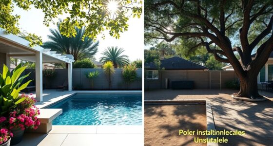 optimal pool installation locations