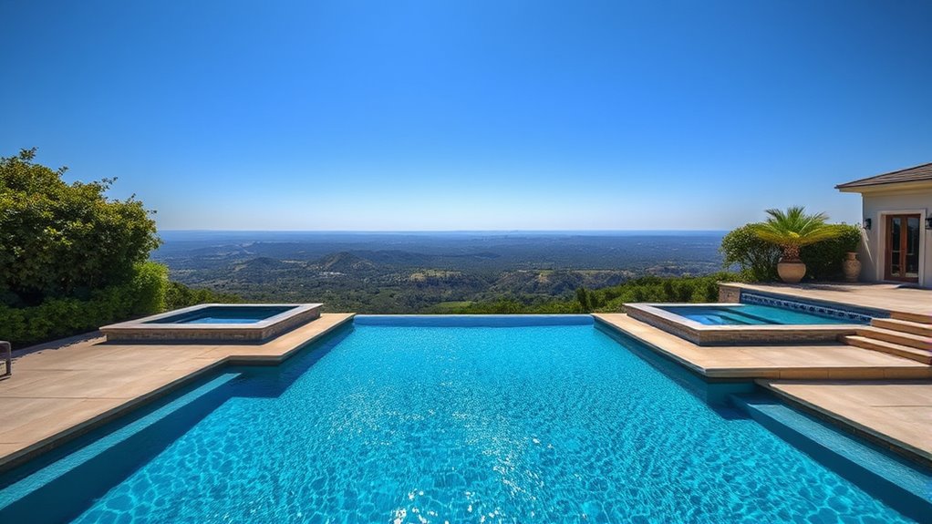 optimized outdoor hot tub layout