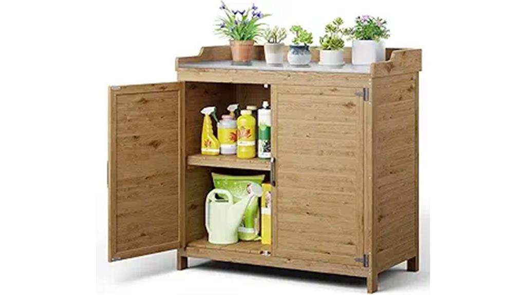 outdoor gardening work station