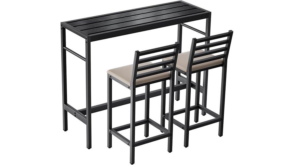 outdoor patio bar set