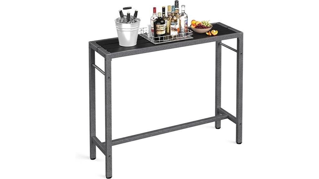 outdoor waterproof patio table