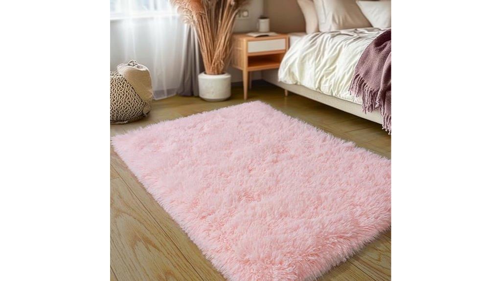 pink rug for girls