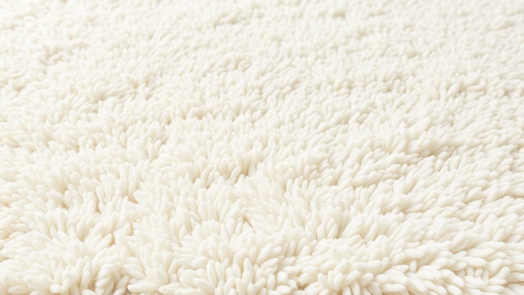 plush ivory shag rug