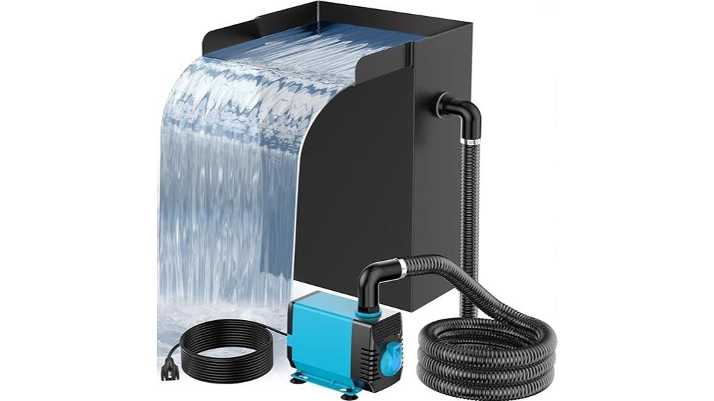 pond waterfall spillway kit