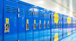 pool chemical storage lockers