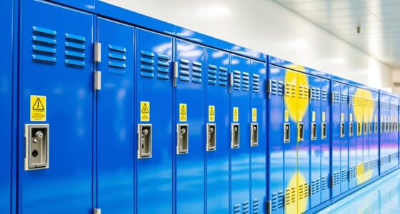 pool chemical storage lockers
