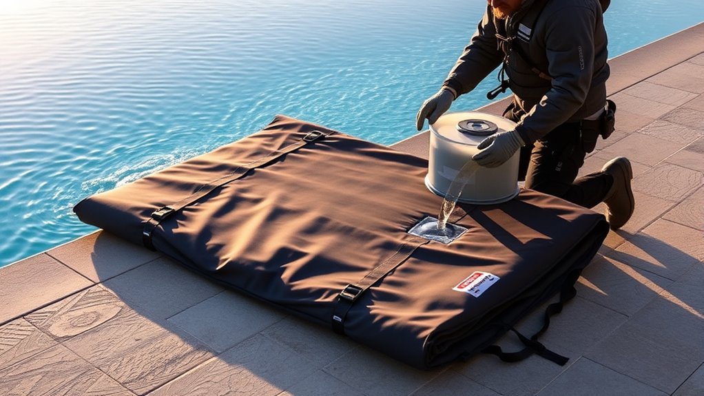 pool cover and winterization