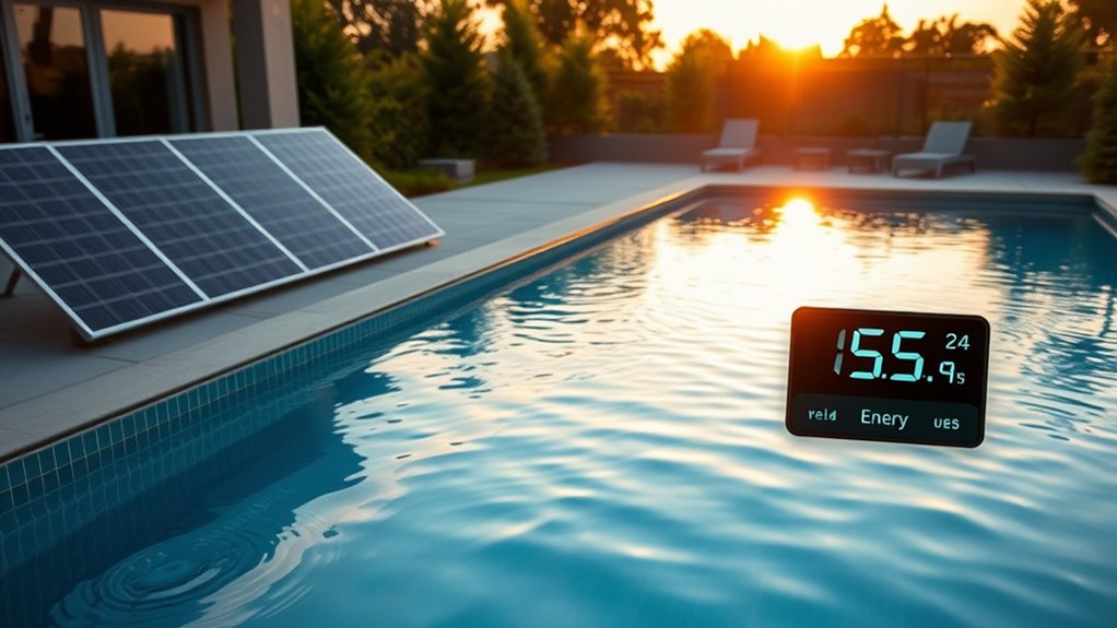 pool energy consumption varies