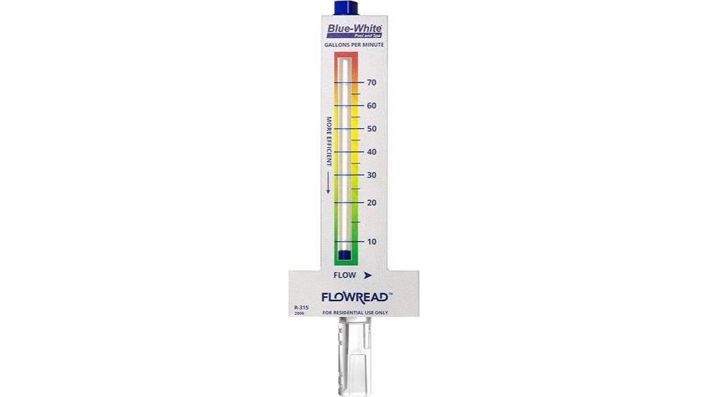 pool flow measurement device