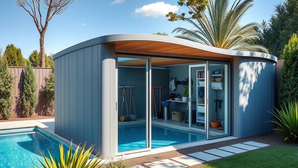 pool gear storage considerations