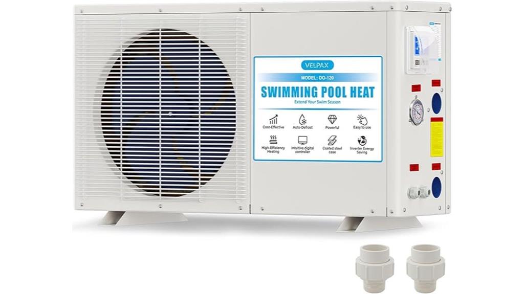 pool heat pump btu