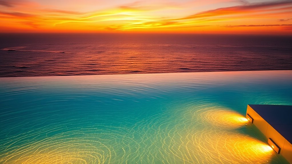 pool ocean lighting harmony