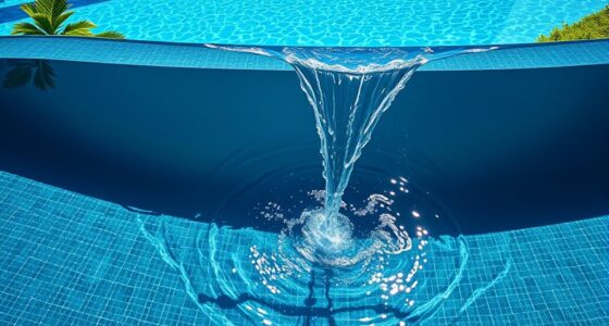 pool overflow water management