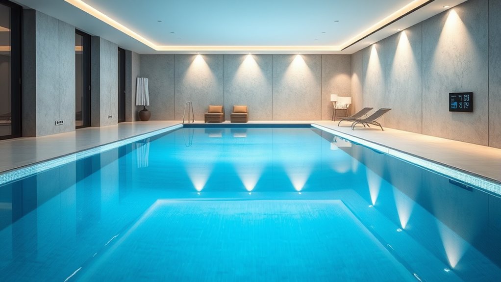 pool size and insulation