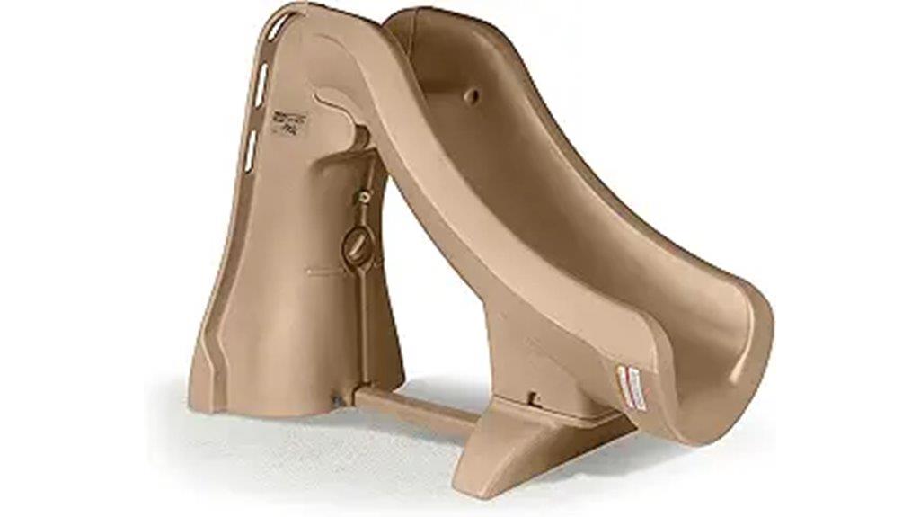 pool slide taupe color