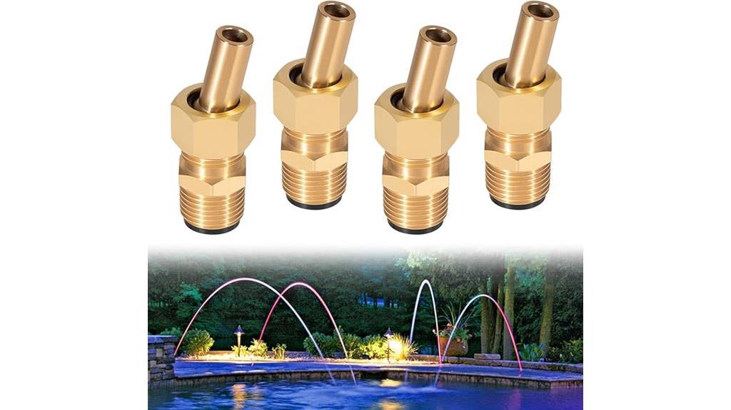 pool spa brass nozzles