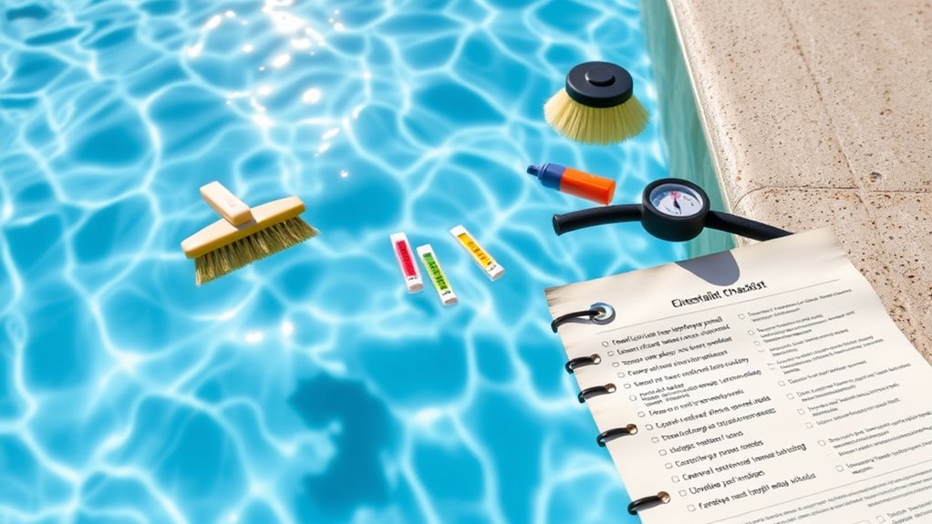 pool upkeep schedules