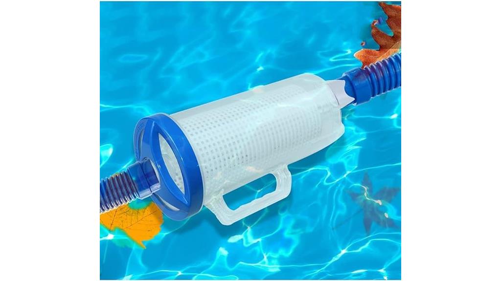 pool vacuum leaf catcher