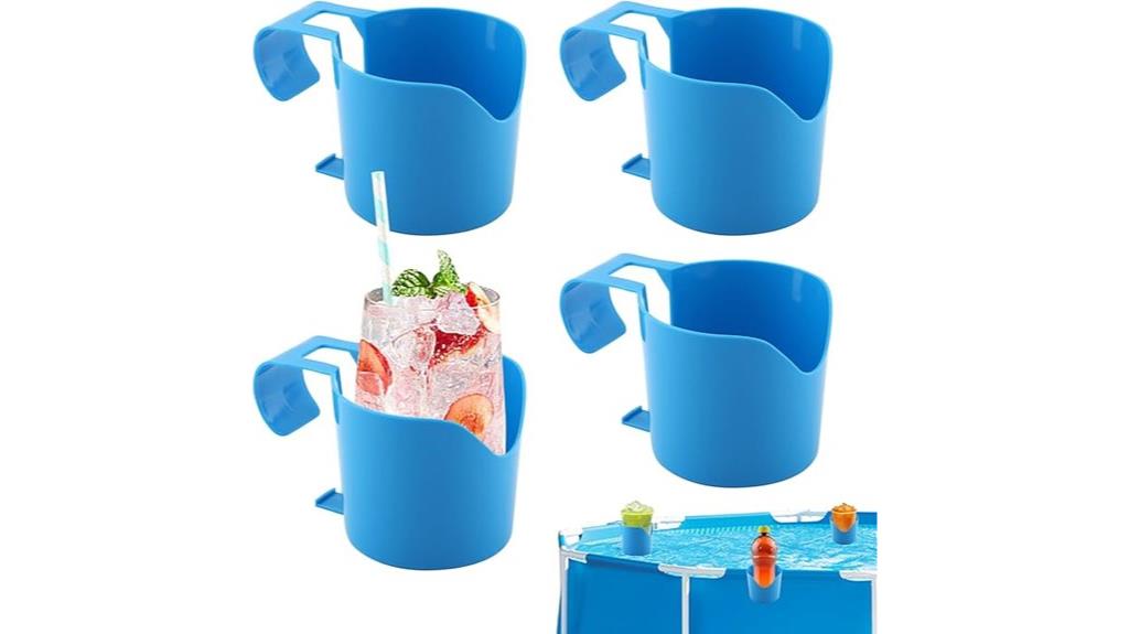 poolside cup holders set