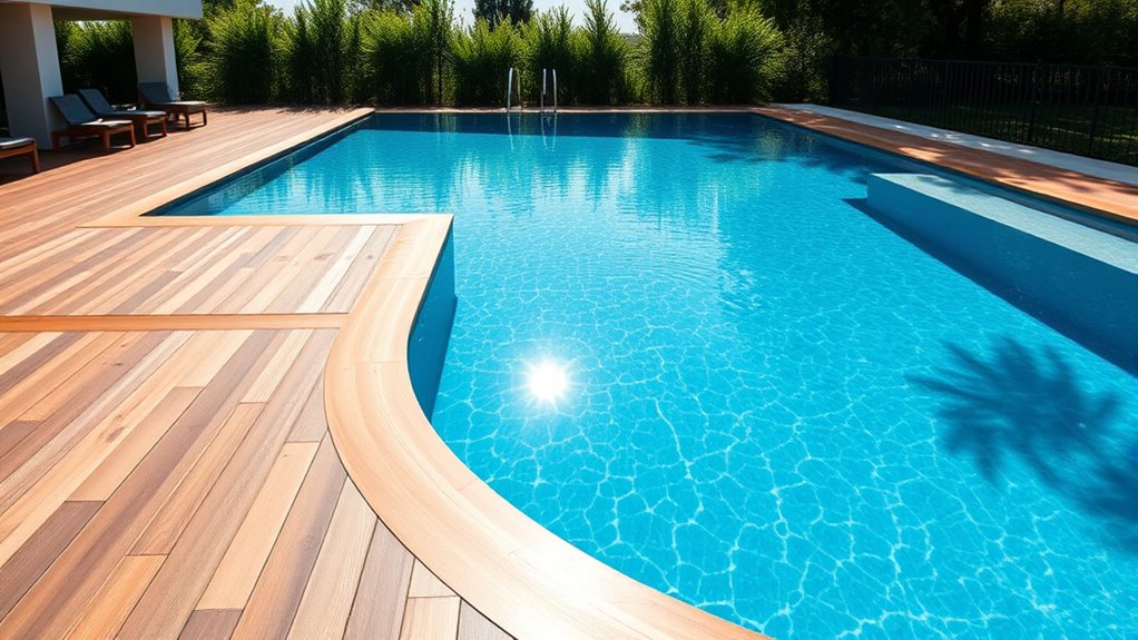poolside decking material options