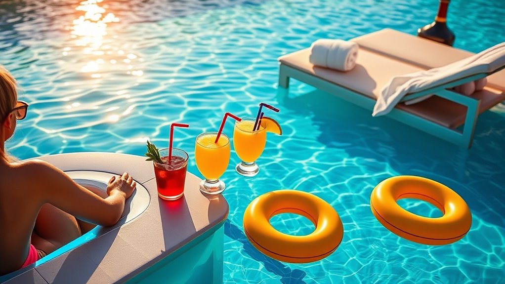 poolside drink accessories