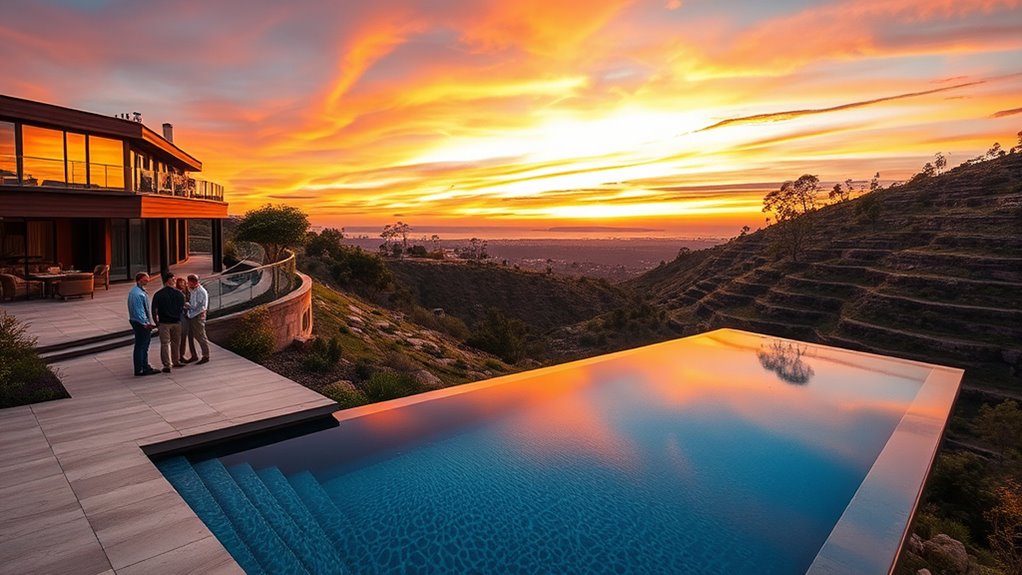professional hillside pool experts