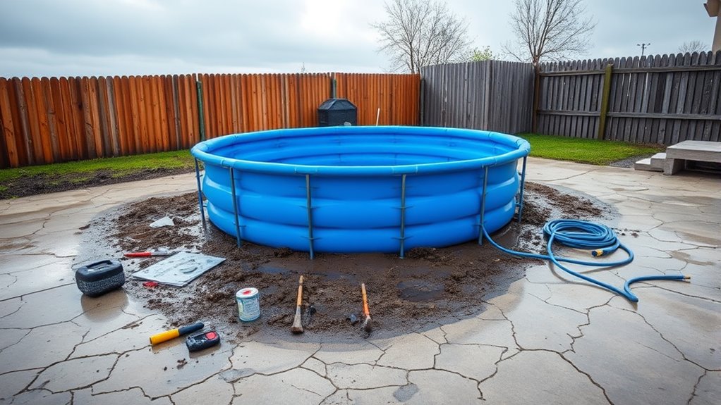 proper drainage and site selection