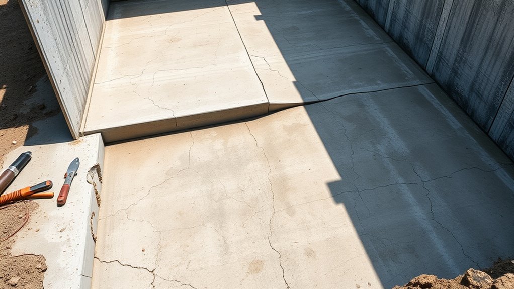 proper site leveling and preparation