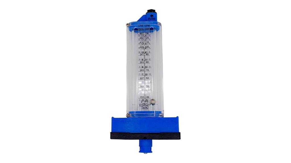 pvc horizontal pipe flowmeter