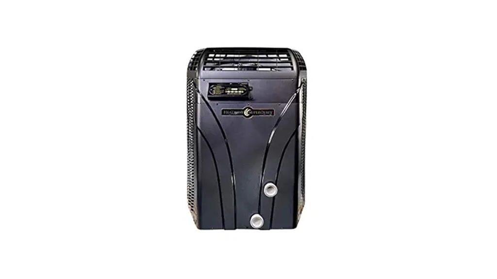 quiet powerful pool heater