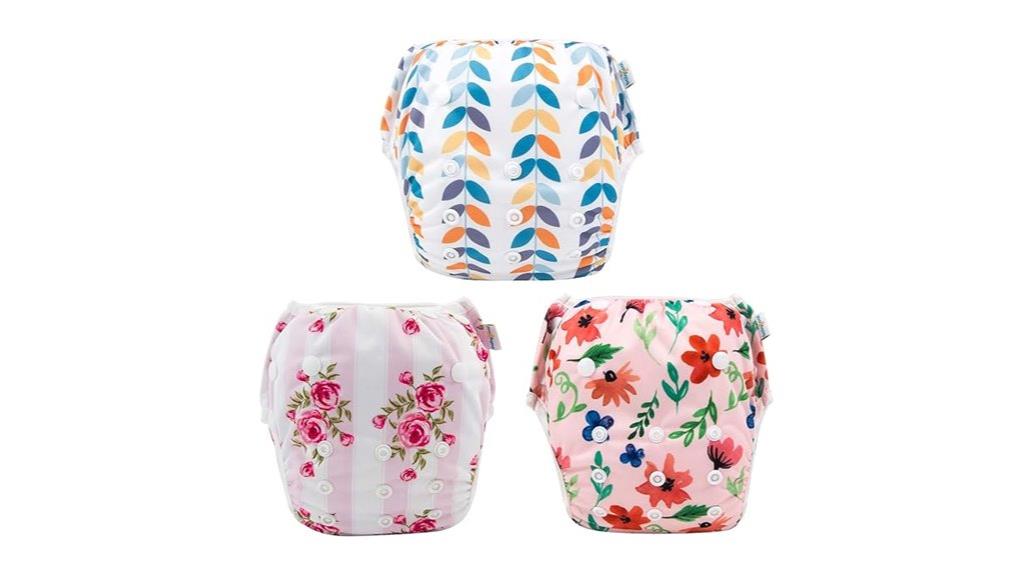 reusable girl swim diapers