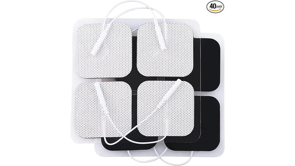 reusable latex free electrode pads