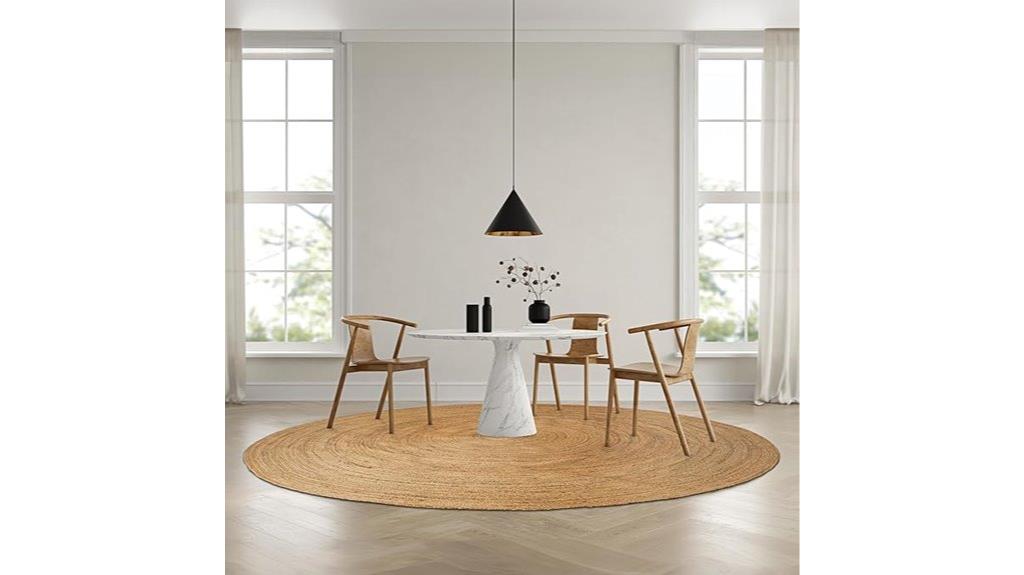 round jute braided rug