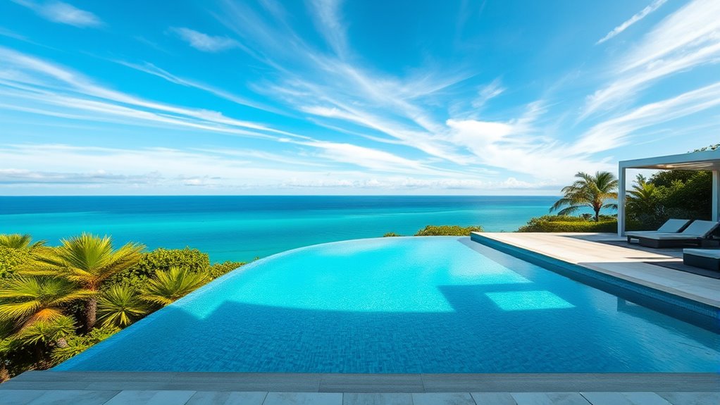 seamless luxurious pool design