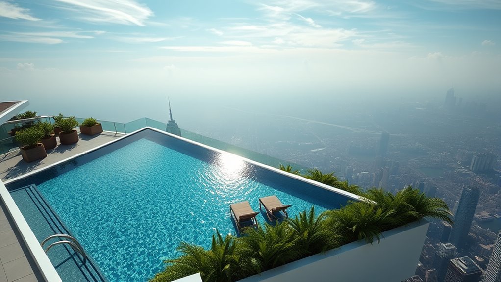 secluded scenic rooftop retreat